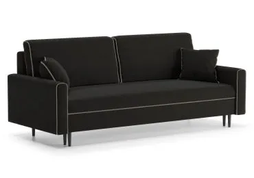 Диван Порту California 08 черный Диван Порту California 08 черный