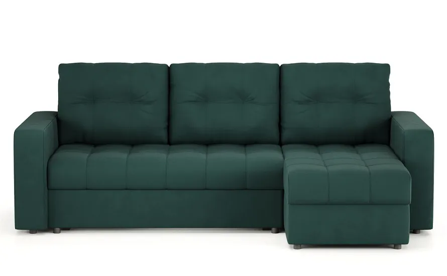 Диван угловой Тренто Leonardo 11 темно-зеленый - 1