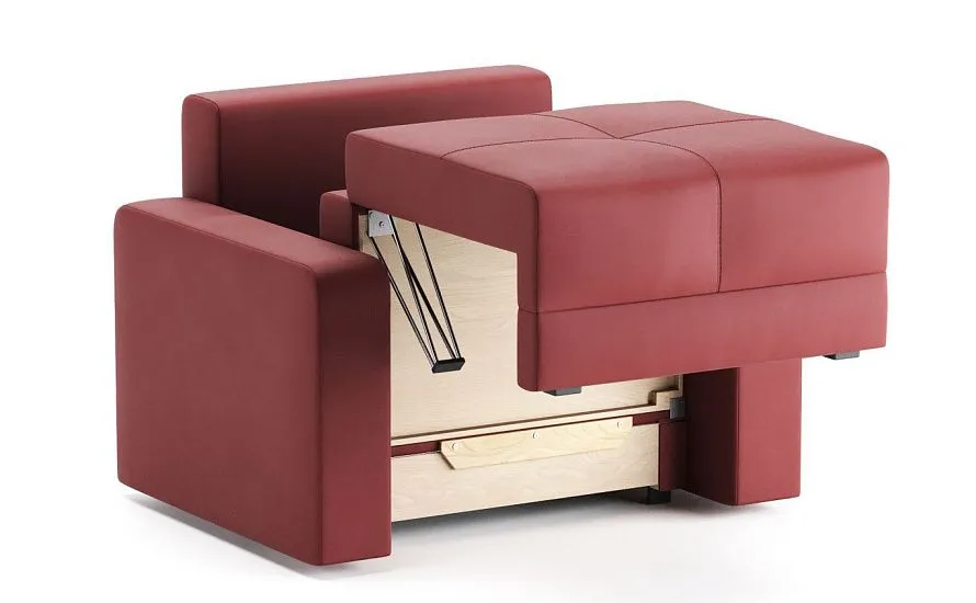 Кресло-кровать Баден Camaro 28 бордовый - 4 Кресло-кровать Баден Camaro 28 бордовый - 4